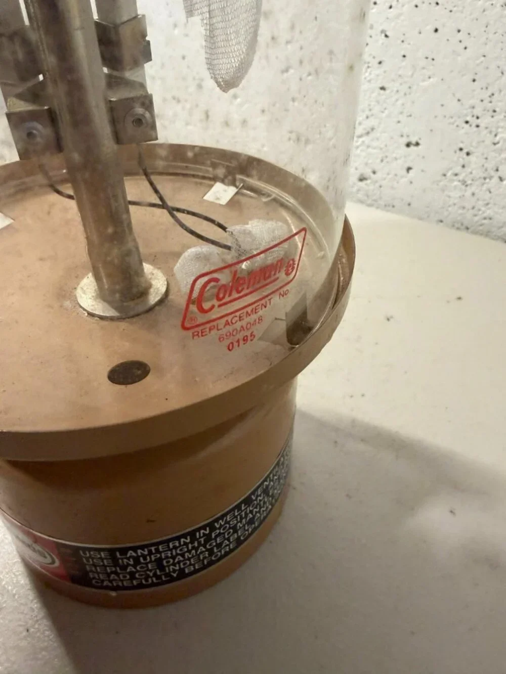 Century Primus Propane Lantern 5500 Vintage Camping Equipment Coleman globe